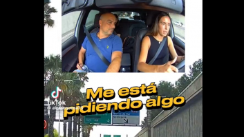 Esta escena en un coche de autoescuela va camino de verse nueve millones de veces: "Estoy llorando"