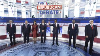 El segundo debate republicano de EEUU aúna críticas a Biden y reprocha a Trump su ausencia