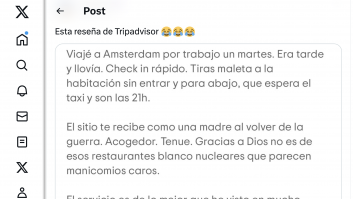 La reseña que deja de un bar de Ámsterdam en la que "no había gente de Murcia" es difícilmente superable