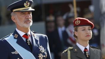 No lo ha podido evitar: la mirada de reojo de Felipe VI a Leonor