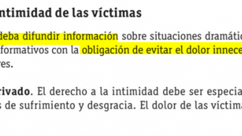 Esto dice el Manual de Estilo de RTVE sobre la difusión de imágenes de cadáveres