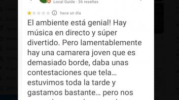 Se queja de que la camarera es "demasiado borde" y el dueño desvela el porqué: los me gusta, a miles