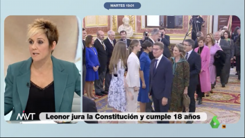 Cristina Pardo deja una breve y clara sentencia sobre el saludo de Letizia a Santiago Abascal