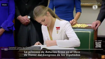 Lo que se ve detrás de Leonor en esta foto tiene MUCHO significado