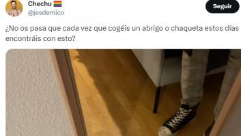 Se encuentra este objeto en el abrigo y todo el mundo reacciona de la misma forma