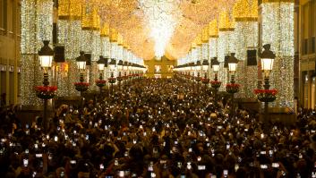 Calles y horario del encendido de las luces de Navidad de Málaga en 2023