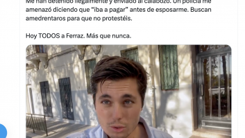 El agitador ultra Vito Quiles se graba al salir del calabozo y las respuestas que recibe SON ORO