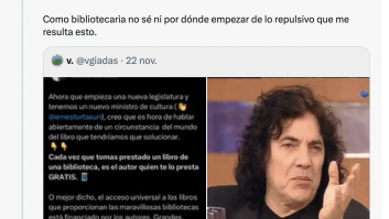 Una bibliotecaria triunfa con su réplica a Javier Castillo, tendencia por este tuit sobre las bibliotecas