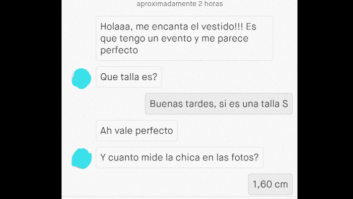 Intenta comprarle un vestido por Vinted y esta conversación indigna (y mucho)