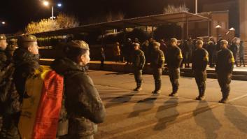 La Batería de Artillería española abandona Letonia