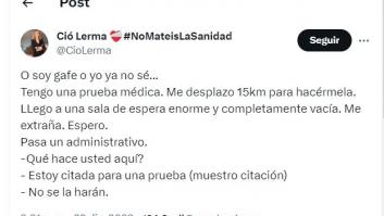 El "mareo" a una paciente al acudir a hacerse una prueba médica: le ha pasado DE TODO