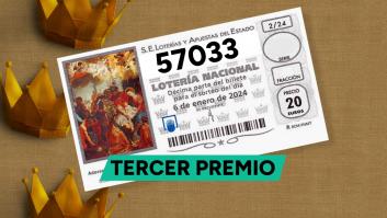 57033, tercer premio de la Lotería del Niño 2024