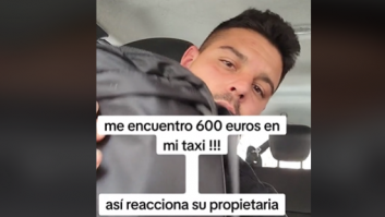 Se deja 600 euros en el taxi y esto es lo que hace el taxista: el aplauso es enorme