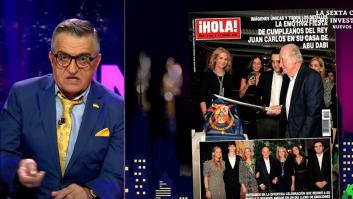 El Gran Wyoming deja este sutil dardo a Juan Carlos I tras ver la llamativa foto de su cumpleaños