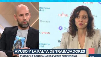 Gonzalo Miró responde con una claridad asombrosa a Ayuso tras decir que la gente "prefiere no trabajar"