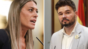 La (no) reacción de Rufián tras la intervención de Míriam Nogueras en el Congreso: sobran las palabras