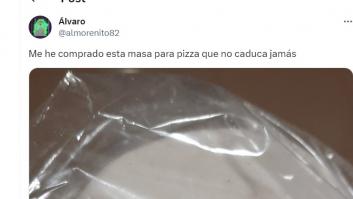 Enseña la fecha de caducidad de la masa de pizza que ha comprado y a algunos les estalla la cabeza