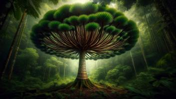 Descubren los fósiles de un árbol de hace 350 millones de años que parece de otro mundo