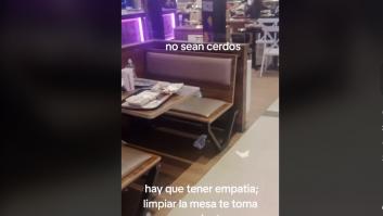El objeto que han dejado unos clientes 'abandonado' en un restaurante es una absoluta vergüenza