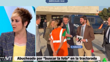 El enfado de Cristina Pardo tras lo que hizo García-Gallardo en la manifestación de los agricultores
