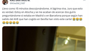 Lo que le ha pasado a dos extranjeros al llegar a Atocha es como poco de película de los Goya