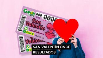 Resultado del sorteo del Cupón Extra de San Valentín de la ONCE 2024