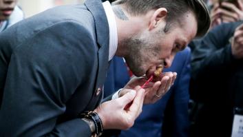 David Beckham jura amor eterno a un producto 'made in Galicia'