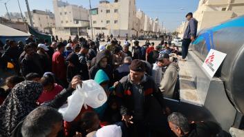 Gaza: medio litro de agua al día