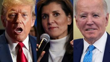 Trump, entusiasmado. Haley, desaparecida. Biden, entre el "avance" y la "destrucción"