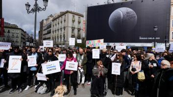 Concentración por la muerte de Sergio Delgado por un puñetazo en una despedida de soltero