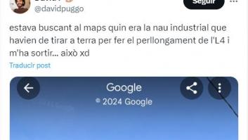 Busca en Google Maps la dirección de una nave industrial y la fotografía que le sale es magnífica