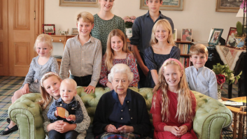 Kate Middleton también habría editado una foto de Isabel II con sus bisnietos