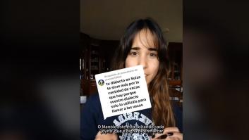 Le dicen que el gallego es "un dialecto para llamar a las vacas" y ella se corona con su respuesta