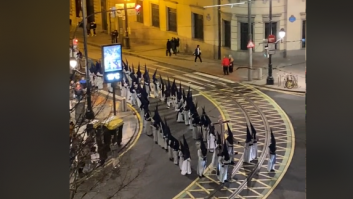 Este momento de la Semana Santa de Bilbao está dejando a todos sin palabras