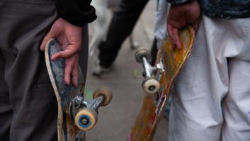 Los 'skaters' enloquecen con la nueva moneda de 5 euros