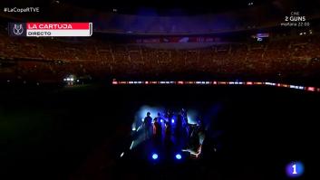 El detalle que no ha pasado desapercibido en la actuación de Omar Montes en la final de Copa: lo comparan con la Super Bowl