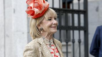 Esperanza Aguirre revela el sitio desde el que ha seguido Juan Carlos I la boda de Almeida