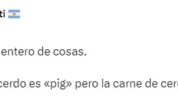 ¿Cómo llamas al cerdo? Depende de tu clase social