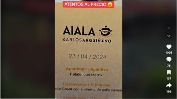 Muestra cuánto cuesta comer en la Escuela de Hostelería de Arguiñano y todo el mundo está alucinando