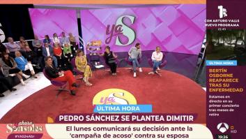 Sonsoles Ónega habla del anuncio de Sánchez y tiene que frenar lo que alguien dice desde el público