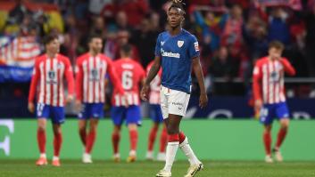 Competición ordena el cierre parcial de la grada del Civitas Metropolitano por los insultos racistas contra Nico Williams