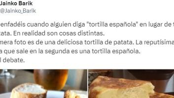 Genera un intensísimo debate sobre cómo es una tortilla de patatas: dos fotos y el lío está servido