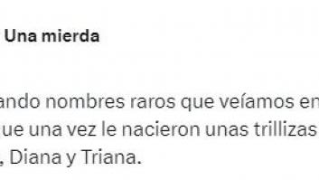 Una pediatra cuenta el nombre que le puso una madre a sus trillizas: difícil hacerlo mejor