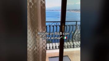 Alquila un apartamento en Airbnb por la "vista al mar" y lo que es en realidad la deja a cuadros