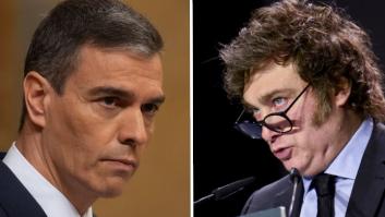 La frase que Milei ha dejado de Pedro Sánchez resuena en los medios europeos