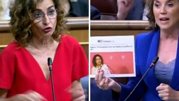 Gamarra enseña este recorte de Montero y ella le vuelve a repetir este pequeño gran detalle