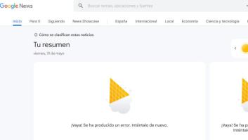 Caída global de Google Discover y Google News