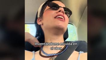 Le cuenta una historia inventada sobre su vida a la conductora de Uber y esta es su reacción