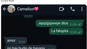 Se equivoca así con la receta y los WhatsApp que manda son tremendos