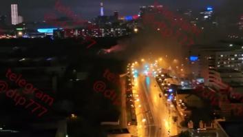 Arde la fábrica de cazas rusos